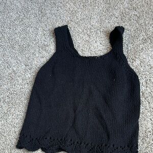 art class Black Knit Tank Top